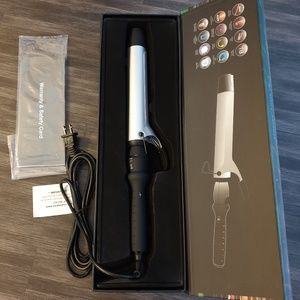 Evolution Hair Iron clip curl 38mm Titanium w Box